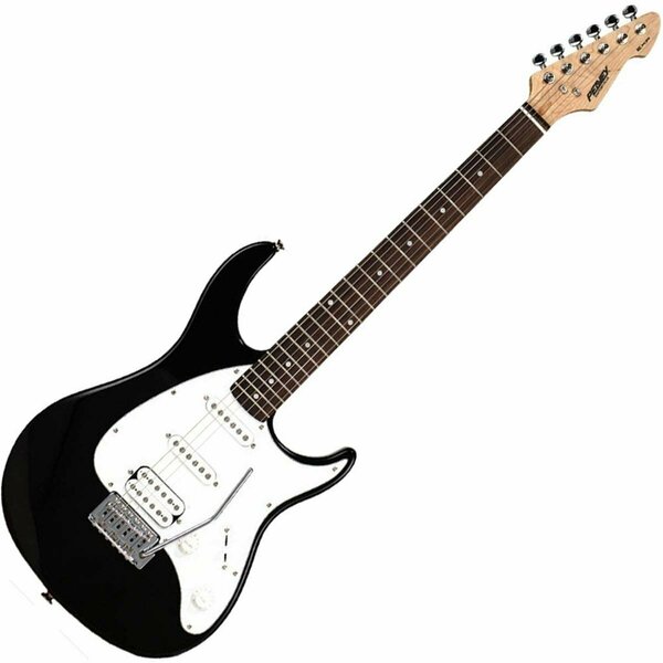 Soundwave Raptor Plus Solidbody Electric Guitar with Tremolo - Black SO3233367